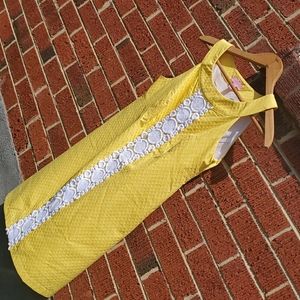 Lilly Pulitzer yellow 💛 shift dress
